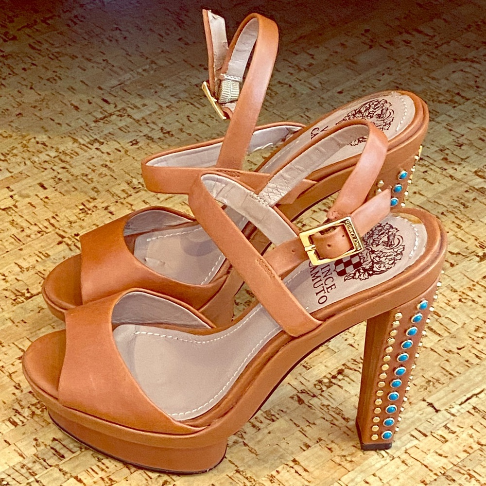 Vince Camuto Bejeweled and Studded Heels